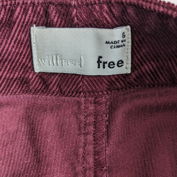 SOLD Aritzia Wilfred Free Karmen Corduroy Skirt - Picture 3 of 12